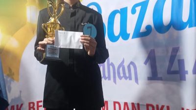 12 Da’i Cilik Ikuti Kompetisi Dalam Acara Bazar Ramadhan 1444 H LPMK Kelurahan Manukan Kulon.